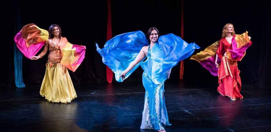 Silk Veils Performance Oriental Express Dance Show